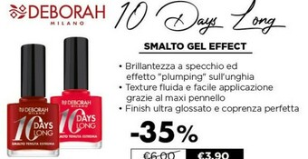 Acqua & Sapone Deborah Milano Smalto Gel Effect offerta