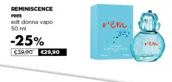 Acqua & Sapone Reminiscence Rem Edt Donna Vapo offerta