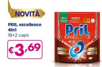 Acqua & Sapone Pril Excellence 4 In 1 offerta
