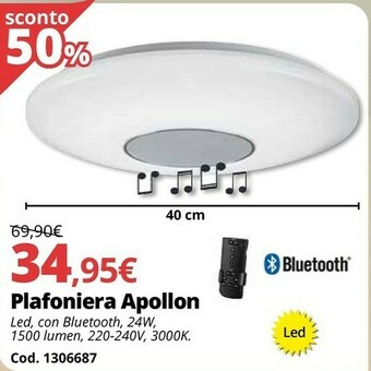 Brico Io Plafoniera Apollon offerta