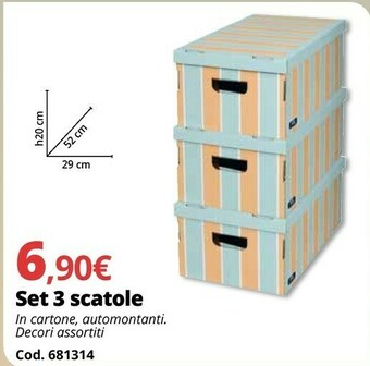 Set 3 Scatole