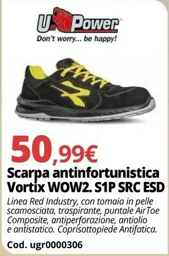 Brico Io Scarpa Antinfortunistica Vortix Wow2.s1p Src Esd offerta