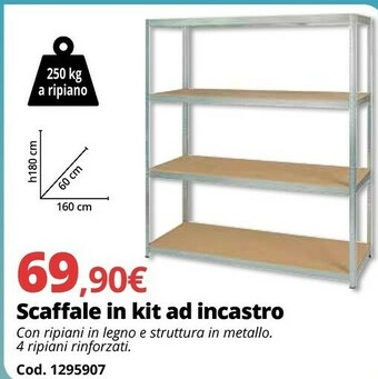 Brico Io Scaffale In Kit Ad Incastro offerta