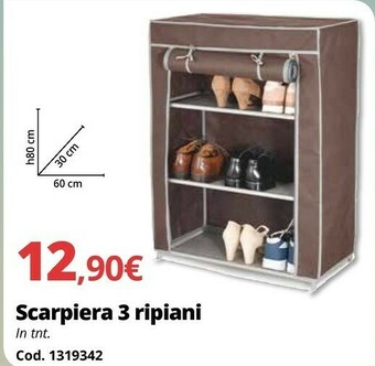 Brico Io Scarpiera 3 Ripiani offerta