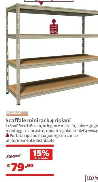 Bricocenter Scaffali offerta