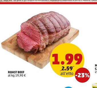 PENNY Roast beef offerta