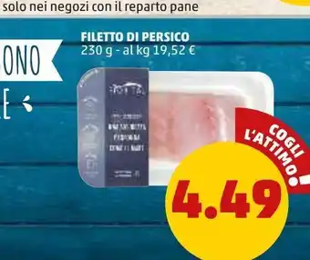 PENNY Filetto di persico offerta