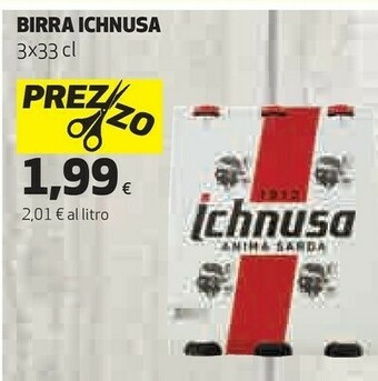 Coop Ichnusa Birra offerta