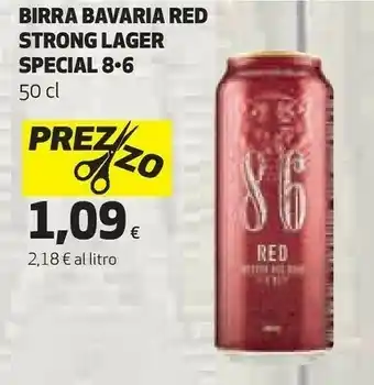 Coop Bavaria Birra Red Strong Lager offerta