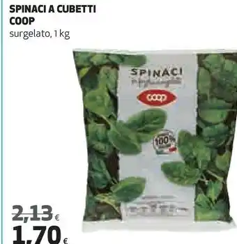 Coop Spinaci A Cubetti offerta