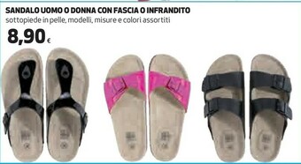 Coop Sandalo Uomo O Donna Con Fascia O Infrandito offerta