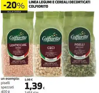 Coop Colfiorito Linea Legumi E Cereali Decorticati offerta