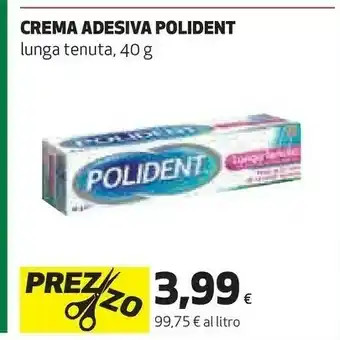 Coop Polident Crema Adesiva Lunga Tenuta, 40g offerta