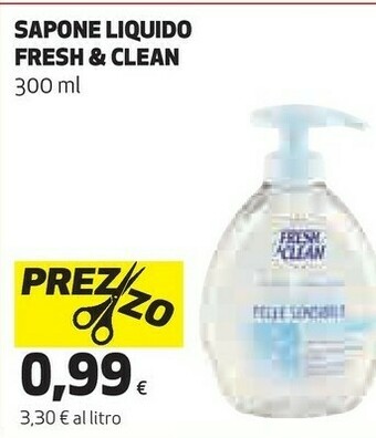 Coop Fresh & Clean Sapone Liquido offerta