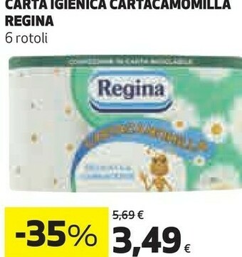 Coop Regina Carta Igienica Cartacamomilla offerta