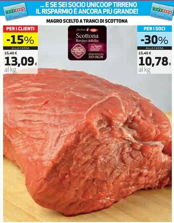 Coop Magro Scelto A Tranci Di Scottona offerta