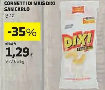 Coop San Carlo Cornetti Di Mais Dixi 132 G offerta