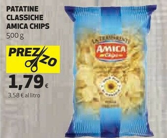 Coop Amica chips Patatine Classiche 500 G offerta