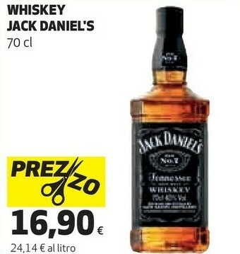 Coop Jack Daniels Jack Daniel's - Tennessee Whiskey 700 G(ml) offerta