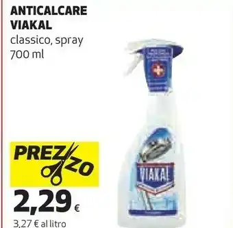 Coop Viakal Anticalcare Classico Spray 700 Ml offerta