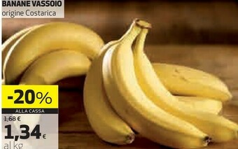 Coop Banane Vassoio offerta