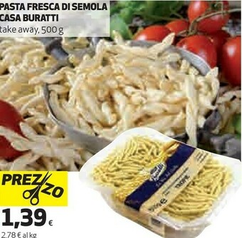 Coop Casa Buratti Pasta Fresca Di Semola offerta