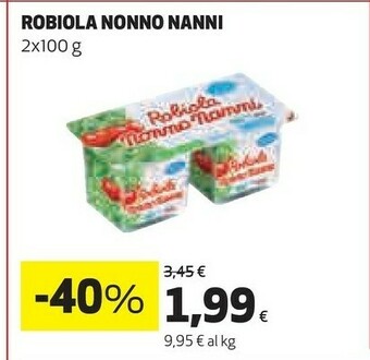 Coop Nonno Nanni Robiola offerta