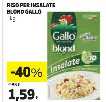 Coop Gallo Gallo - Riso Blond 1000 g(ml) offerta