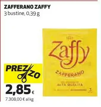 Coop Zaffy Zaffy Zafferano 3 Bustine 0,39 G offerta