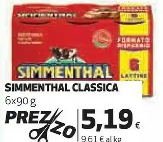 Coop Simmenthal Classica 6 X 90 G offerta