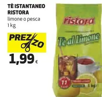 Coop Ristora Tè Alla Pesca Istantaneo offerta