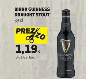 Coop Guinness Guinnes - Birra Draught 330 G(ml) offerta