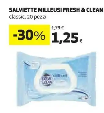Coop Fresh & Clean Salviette Milleusi offerta