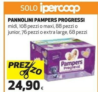 Coop Pampers Progressi Pannolini offerta
