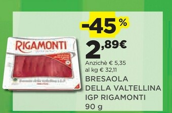 Coop Rigamonti Bresaola offerta