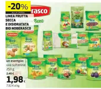 Noberasco Noberasco - Uva Sultanina Frutta Selezionata 250 g(ml)