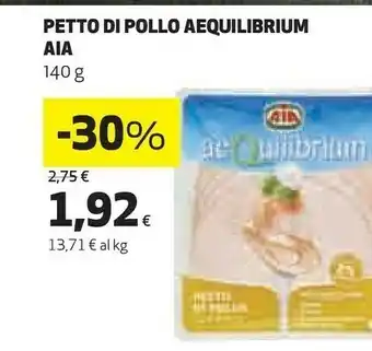 Coop Aia AIA - Petto di Pollo al Forno Aequilibrium 140 g(ml) offerta