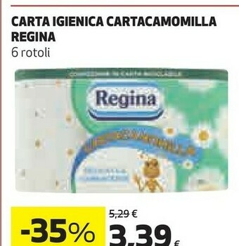 Coop Regina Carta Igienica Cartacamomilla offerta