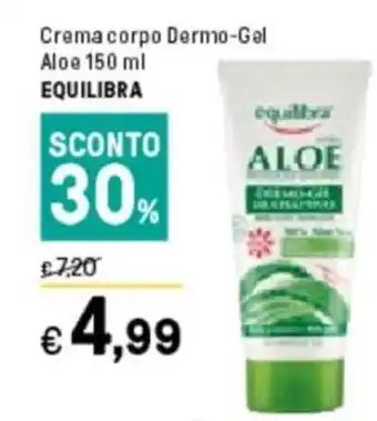 Iper La Grande Equilibra Crema corpo Dermo Gel Aloe 150 ml offerta