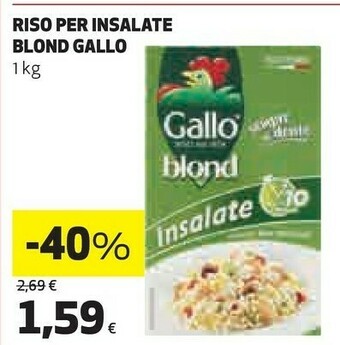 Coop Gallo Riso Blond Insalate Sempre Al Dente 1000 G(ml) offerta