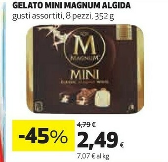 Coop Algida Magnum Mini Classic Almond White offerta