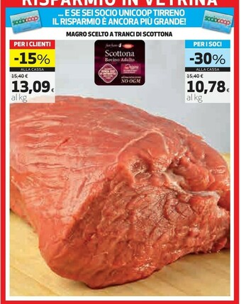Coop Coop Magro Scelto A Tranci Di Scottona offerta