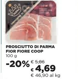 Coop Coop - Prosciutto Di Parma DOP Fiorfiore 100 G(ml) offerta