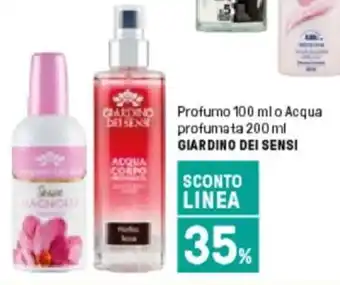 Iper La Grande Giardino Dei Sensi Profumo 100 ml o Acqua profumata 200 ml offerta