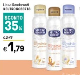 Iper La Grande Neutro Roberts Linea Deodoranti offerta