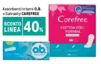 Iper La Grande Carefree Assorbenti interni O.B. o Salvaslip offerta