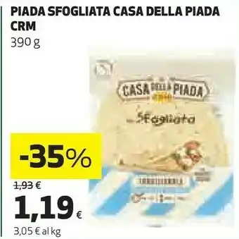 Coop C.R.M. - Piada Sfogliata All'Olio Extravergine Di Oliva 390 G 390 G(ml) offerta