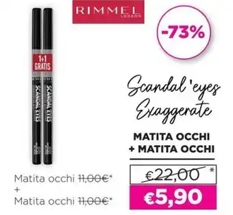 Rimmel Scandal eyes Exaggerate Matita Occhi + Matita Occhi