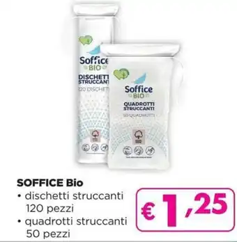La Saponeria Soffice Bio dischetti struccanti 120 pezzi/quadrotti sturccanti 50 pezzi offerta