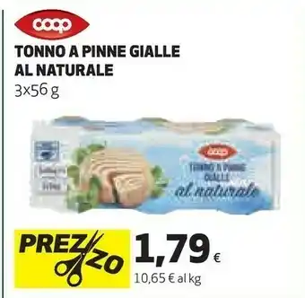 Coop Coop Tonno A Pinne Gialle Al Naturale offerta